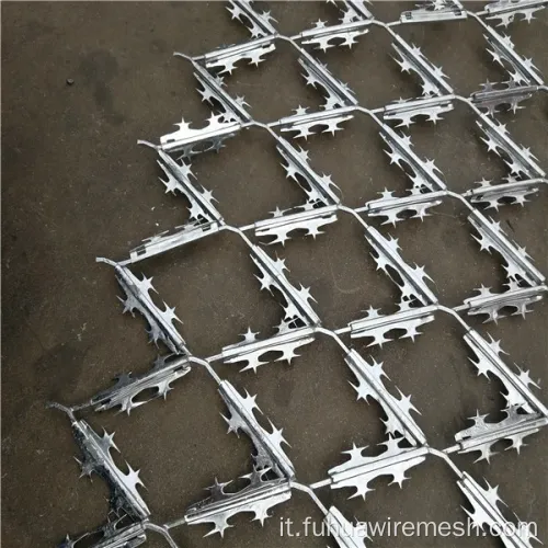 Pesante recinzione di mesh rasoio espanso galvanizzata